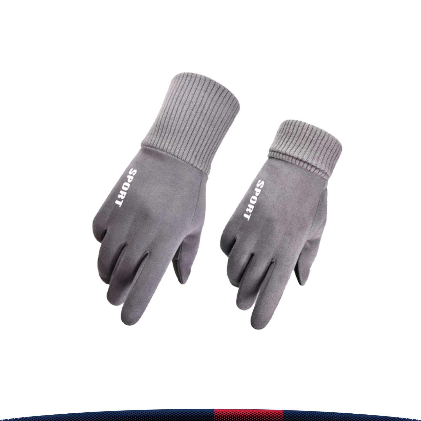 Suede Leather Winter Gloves 4