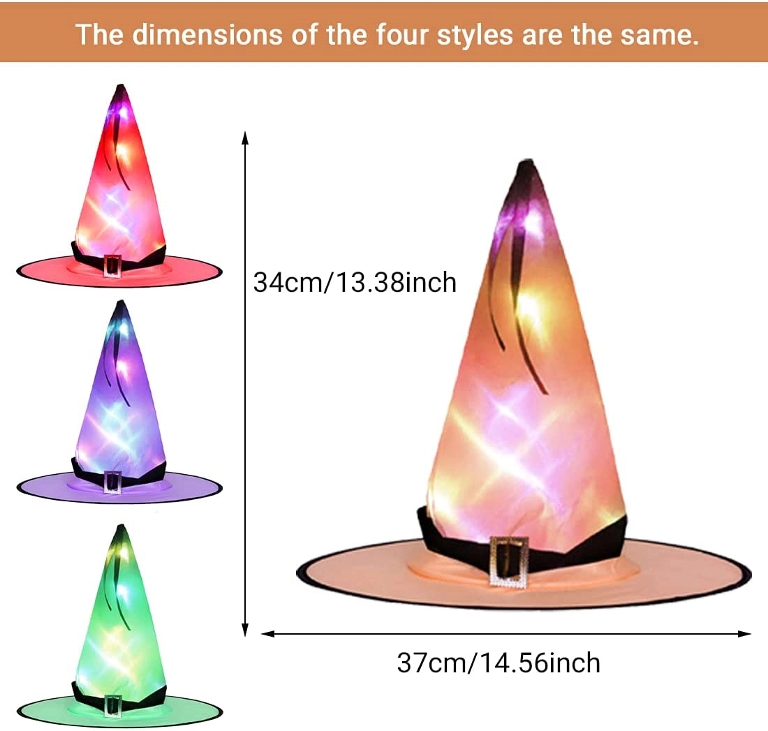 Halloween Glowing Witch Hat 1