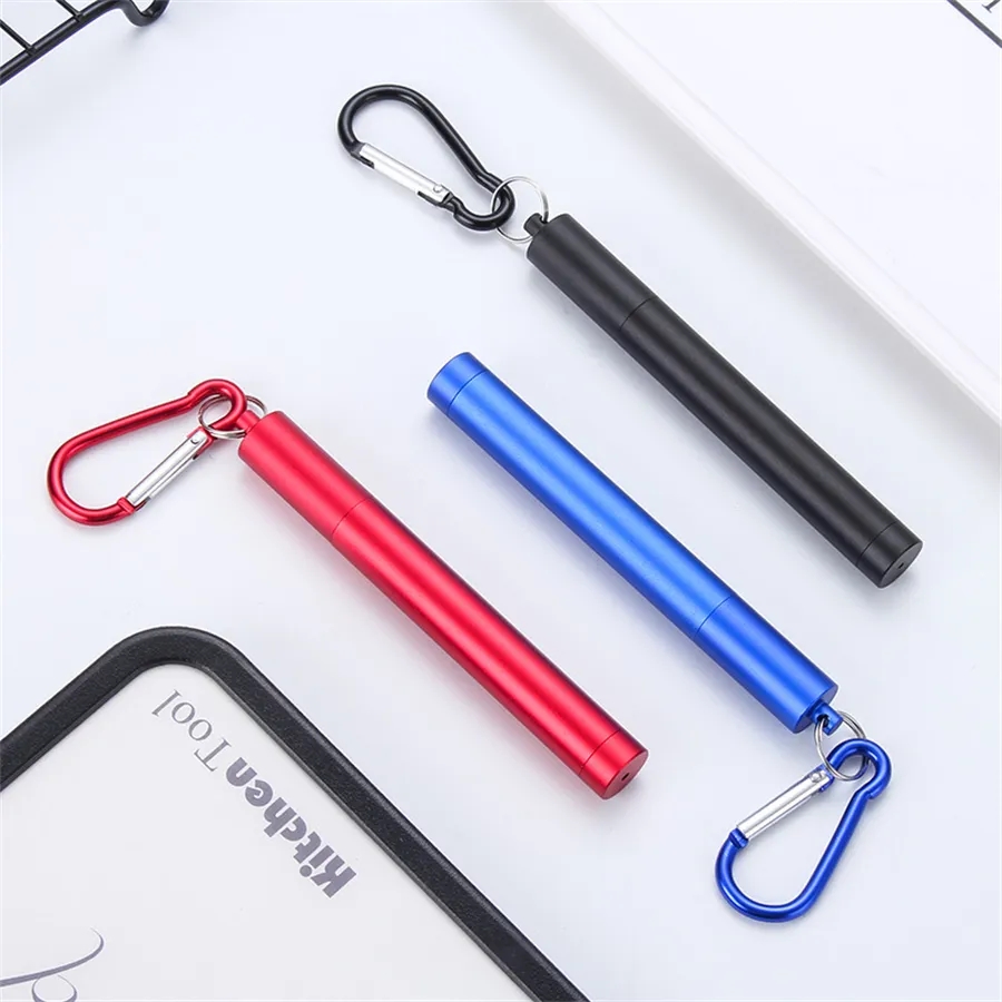 Stainless Steel Straw Keychain 3