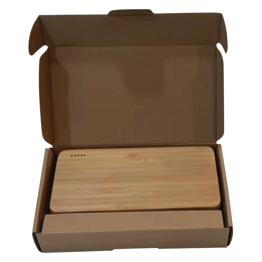 Eco-Friendly Bamboo 10W Fast Wireless Charger And 10000mAh Power Bank 13