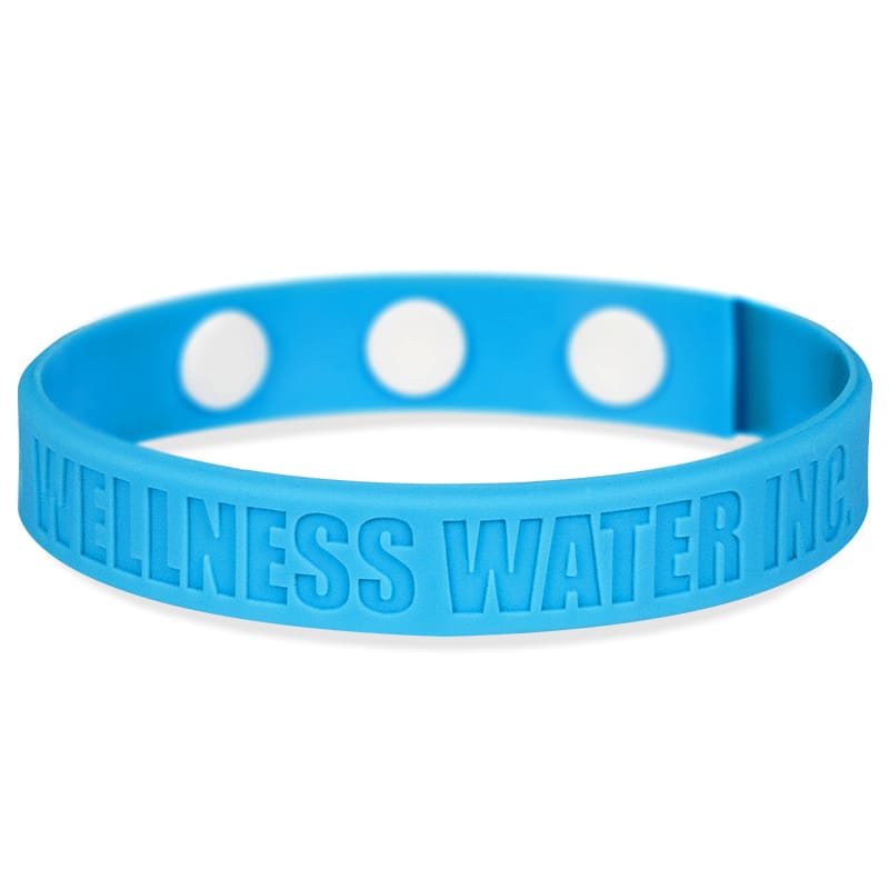 Debossed Silicone Adjustable  Wristbands 55