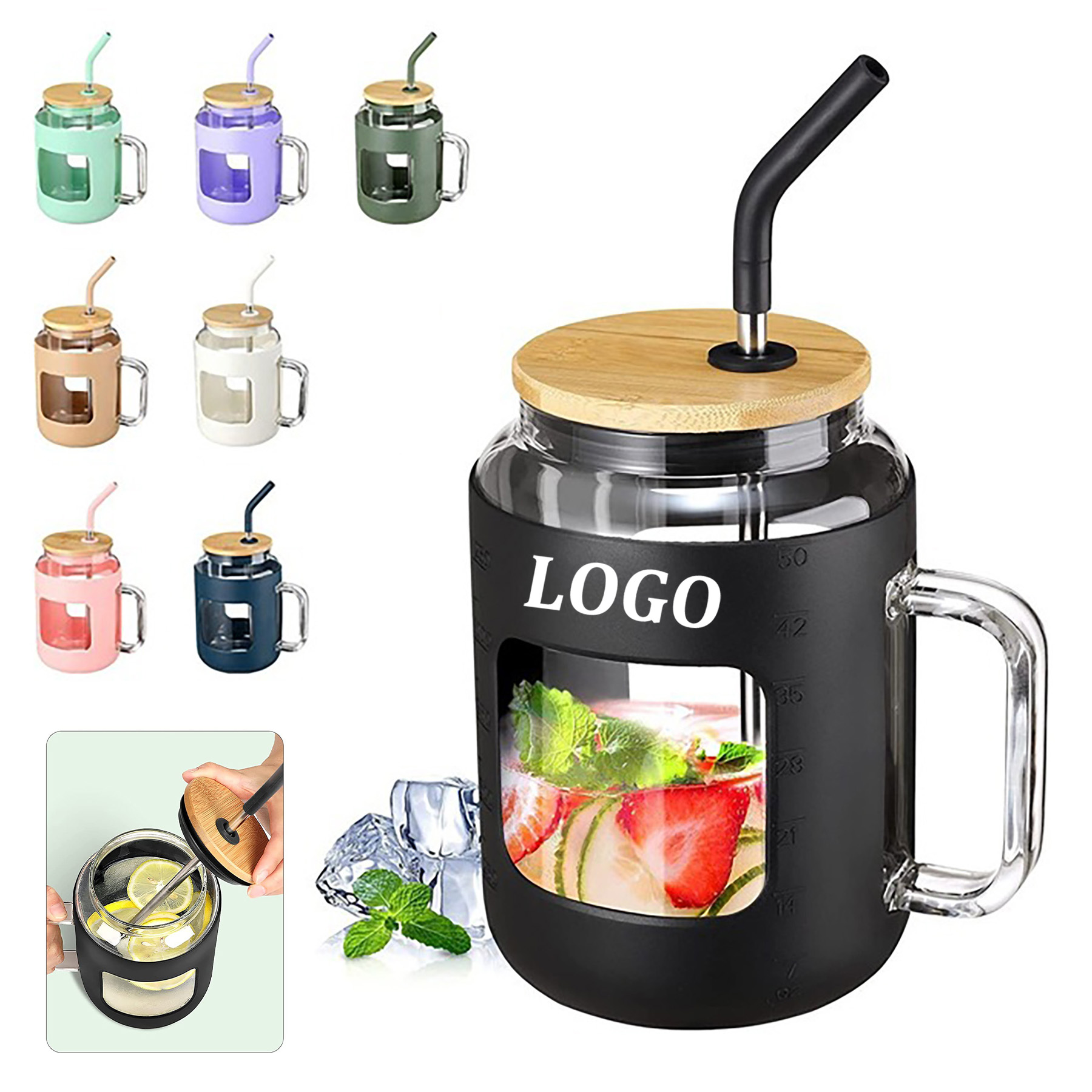 50oz Glass Tumbler 6
