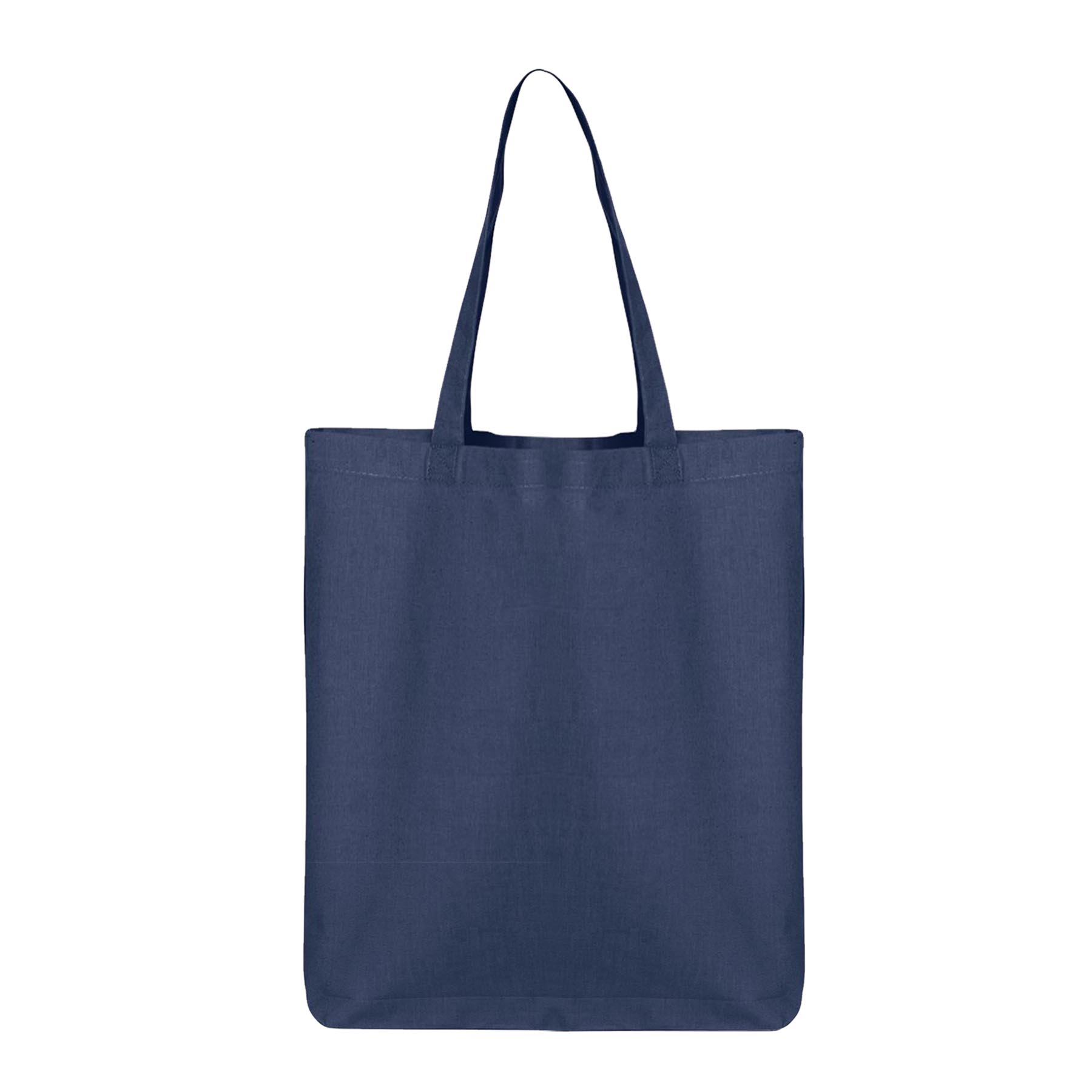 6 oz. 100% Medium Cotton Canvas Bottom Gusset Economy Tote Bag - 9" x 11" 7