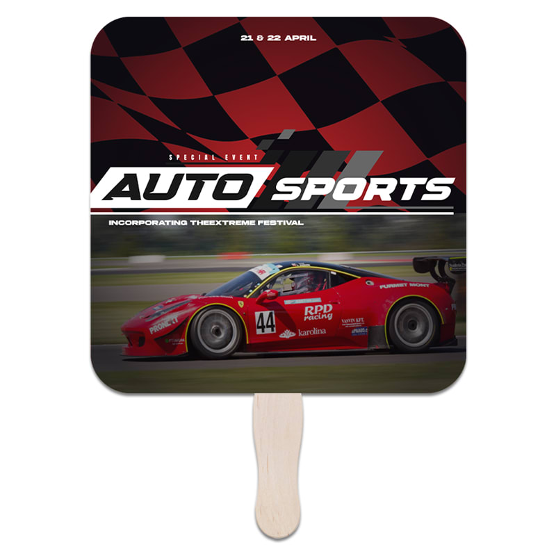 Rounded Square Hand Fans 7