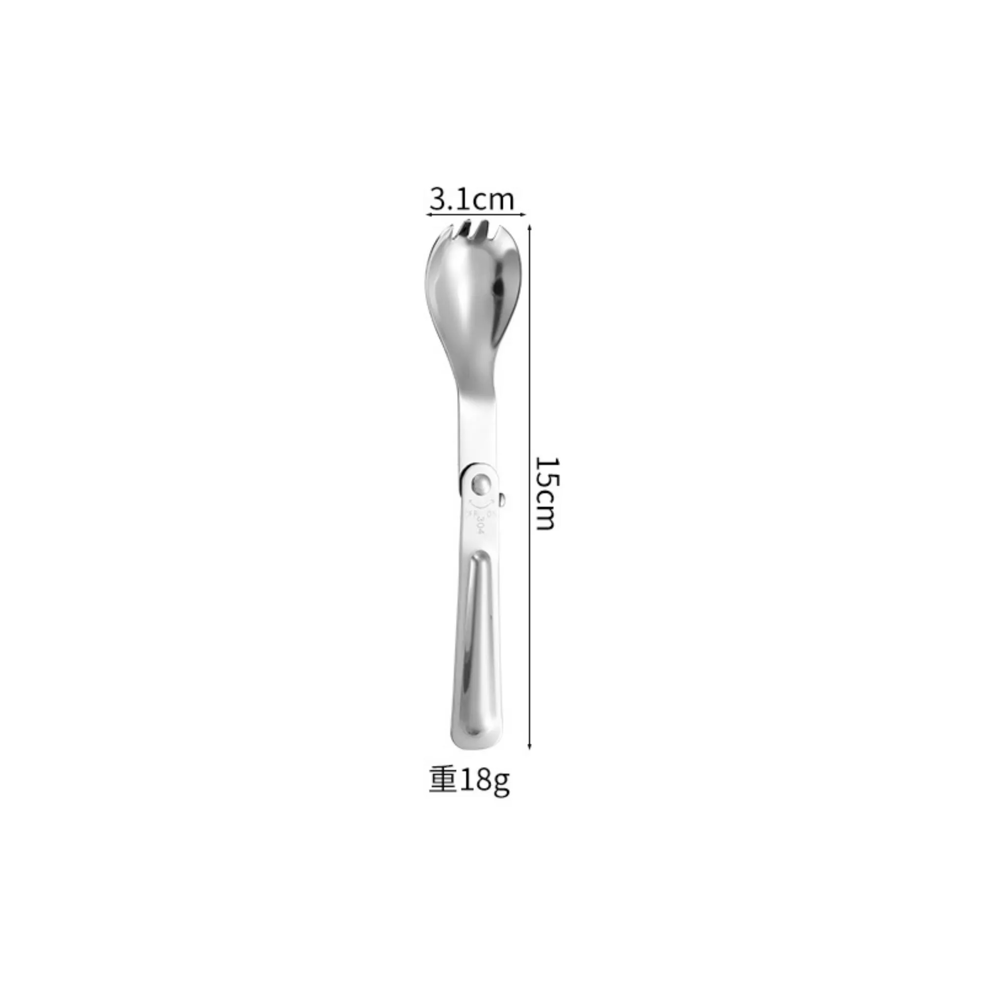 Foldable Stainless Steel Camping Utensils Set 14