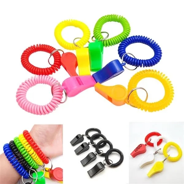 Spiral Bracelet And Keychain Whistle 3