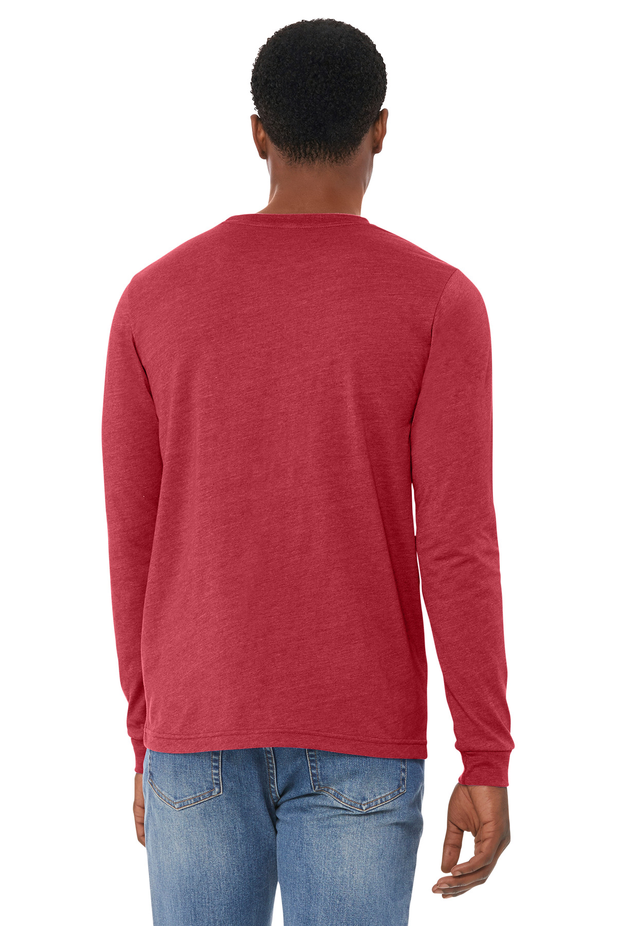 BELLA+CANVAS Unisex Heather CVC Long Sleeve Tee BC3501CVC 12