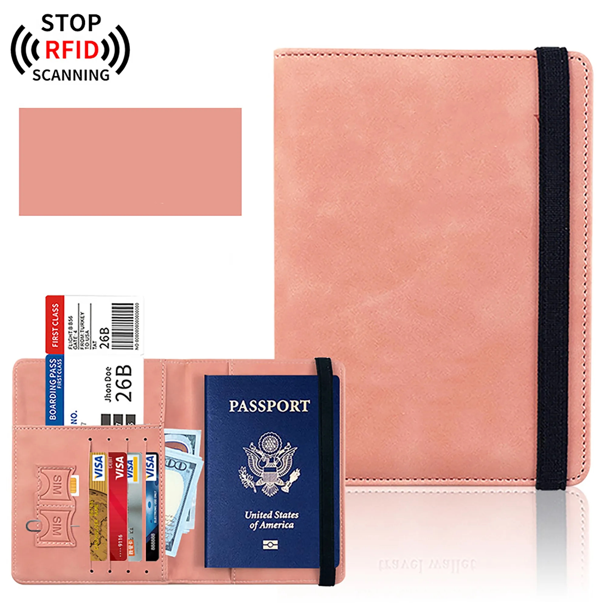 PU ID Passport Travel Wallet MOQ 100PCSc 9