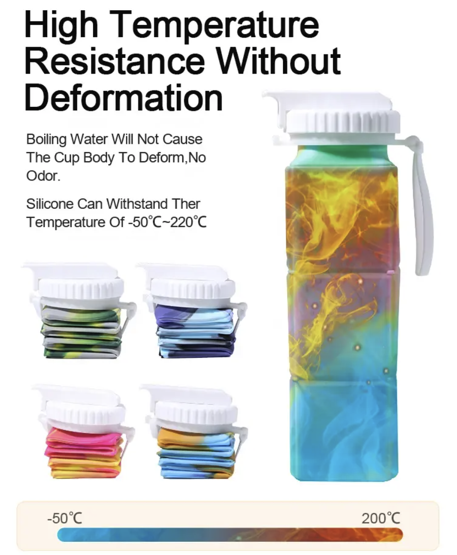 Outdoor Silicone Foldable Bottle 4