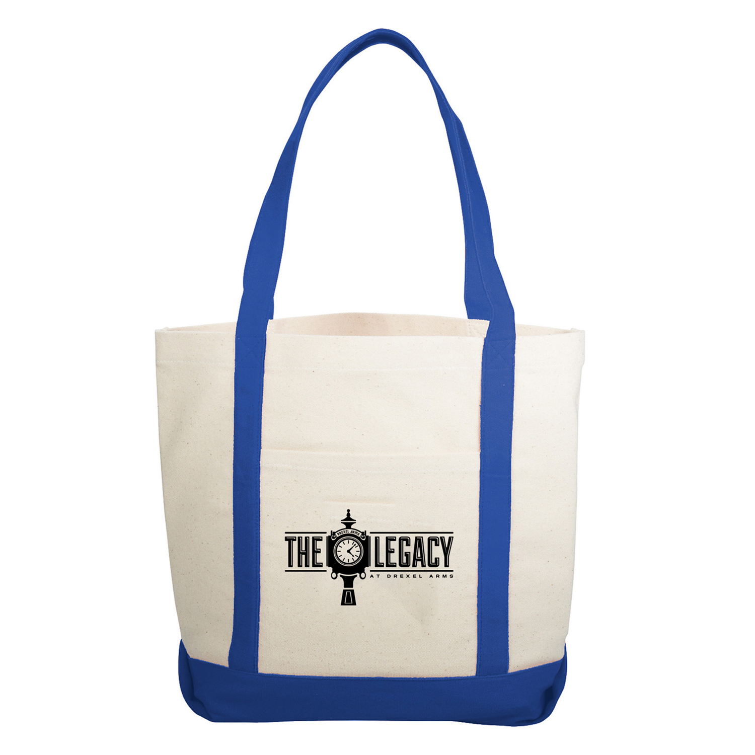 Lightweight Cotton Canvas Boat Bag, custom tote bag with logo imprint 6