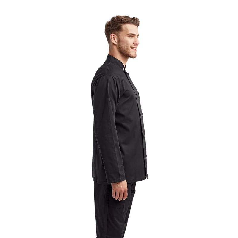 Artisan Collection By Reprime Unisex Long-Sleeve Recycled Chef's Coat 8