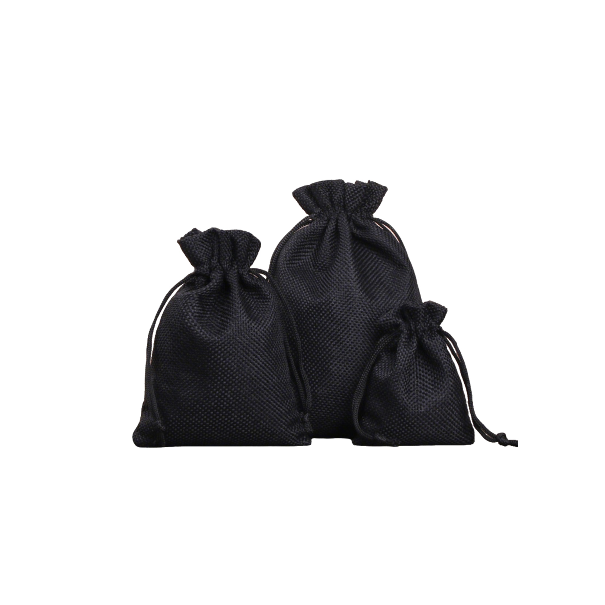Burlap Drawstring Gift Pouch With Double Knot Closure 6
