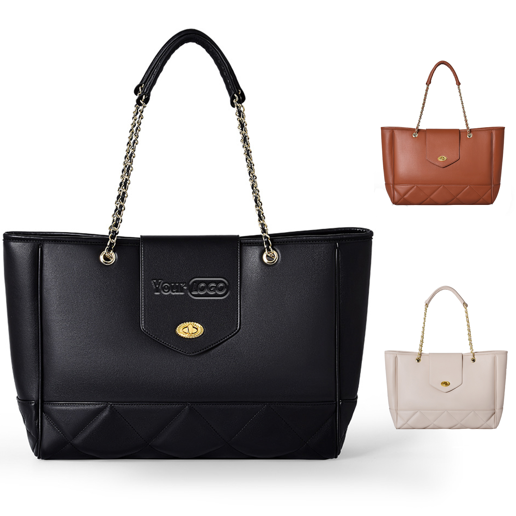 Fashion Ladies PU Leather Handbags 2