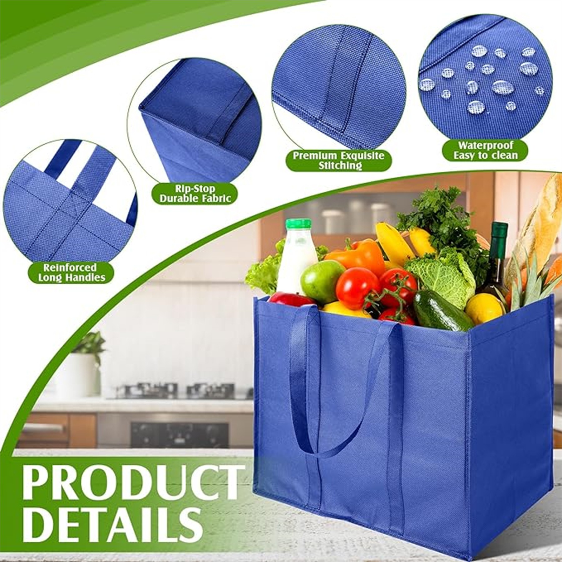 Heavy Duty Tote Bags With Reinforced Handles 1