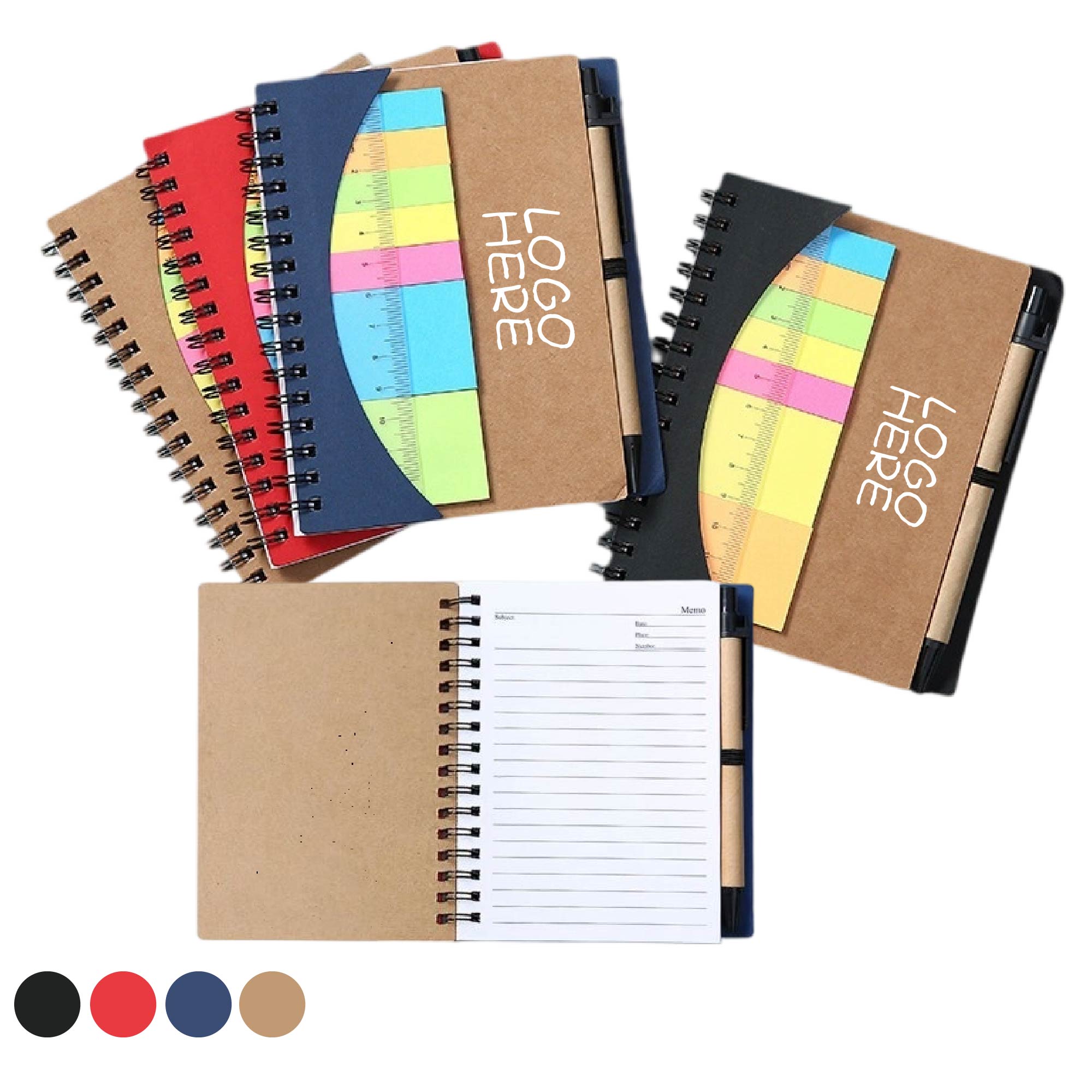 Spiral Notebook With Pen 2