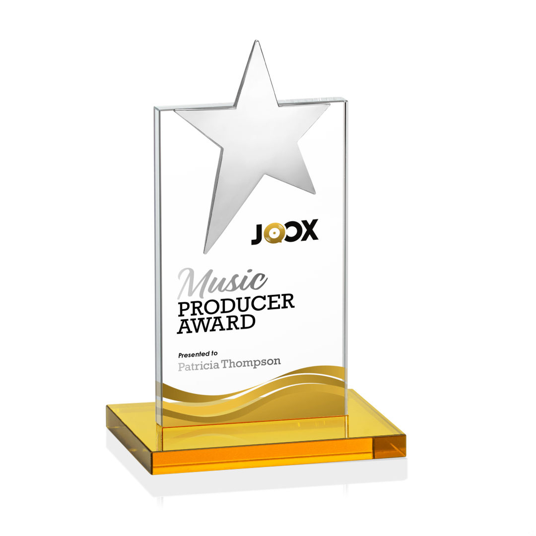 Bryanston Chrome Star VividPrint™ Award - Amber 4
