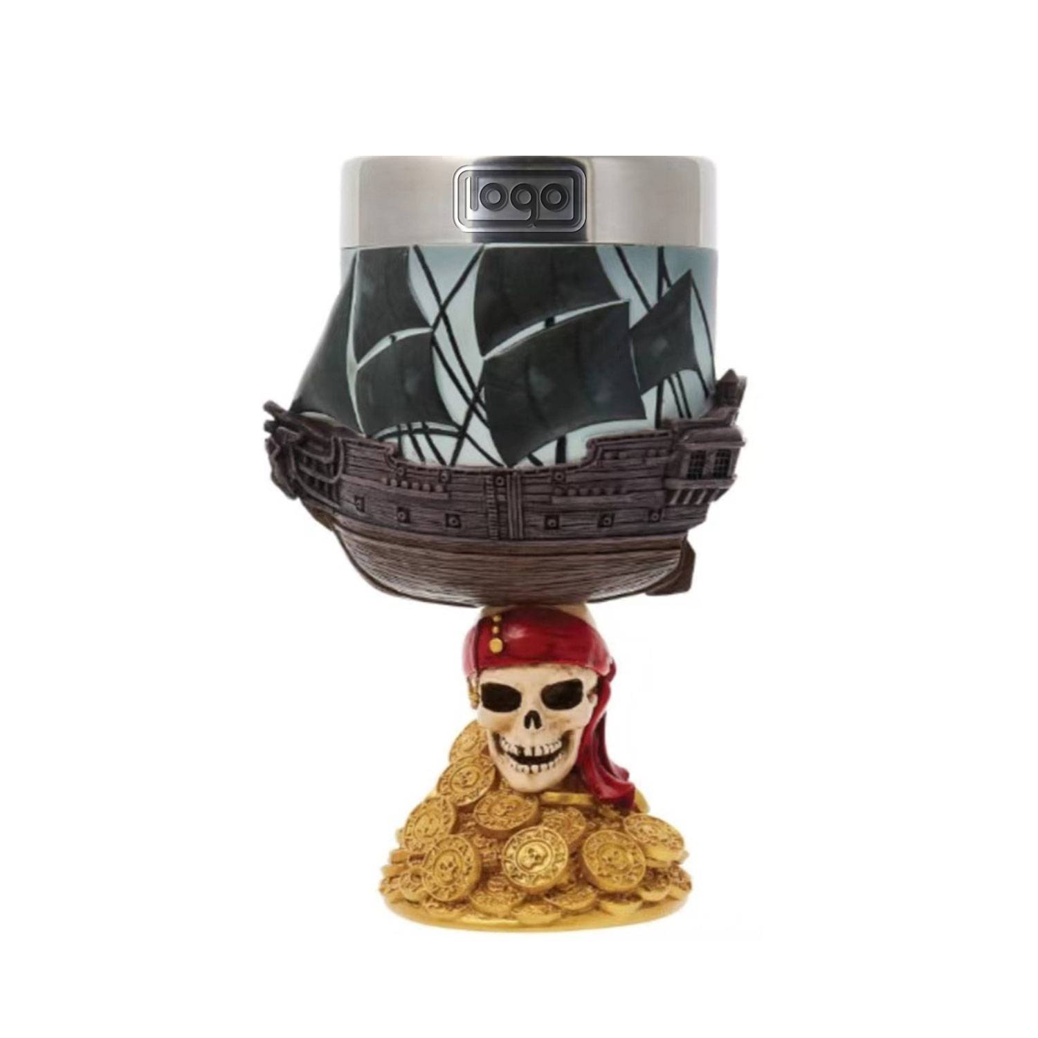 Pirate Ship Goblets 2