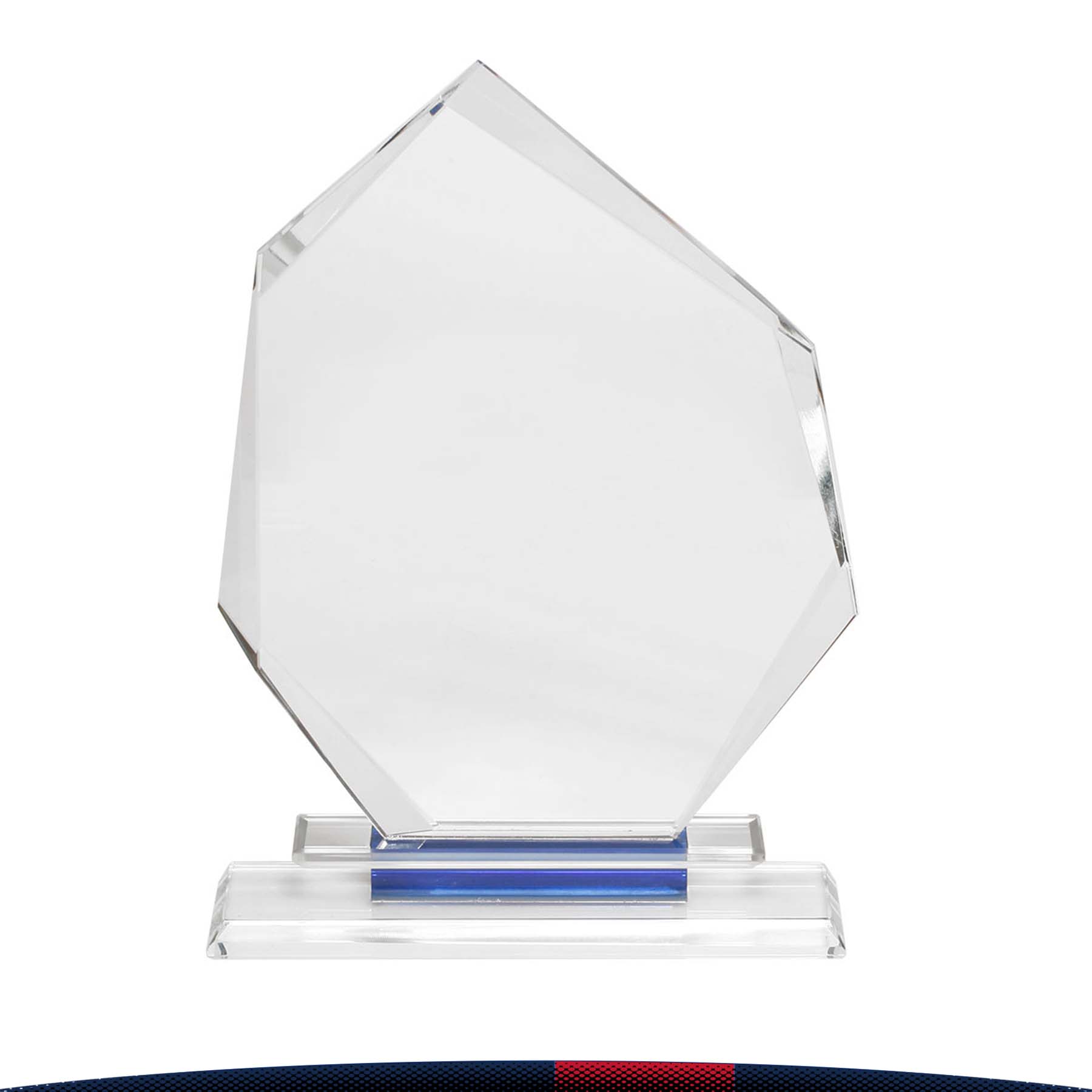 Slanted Heptagon Crystal Awards 3