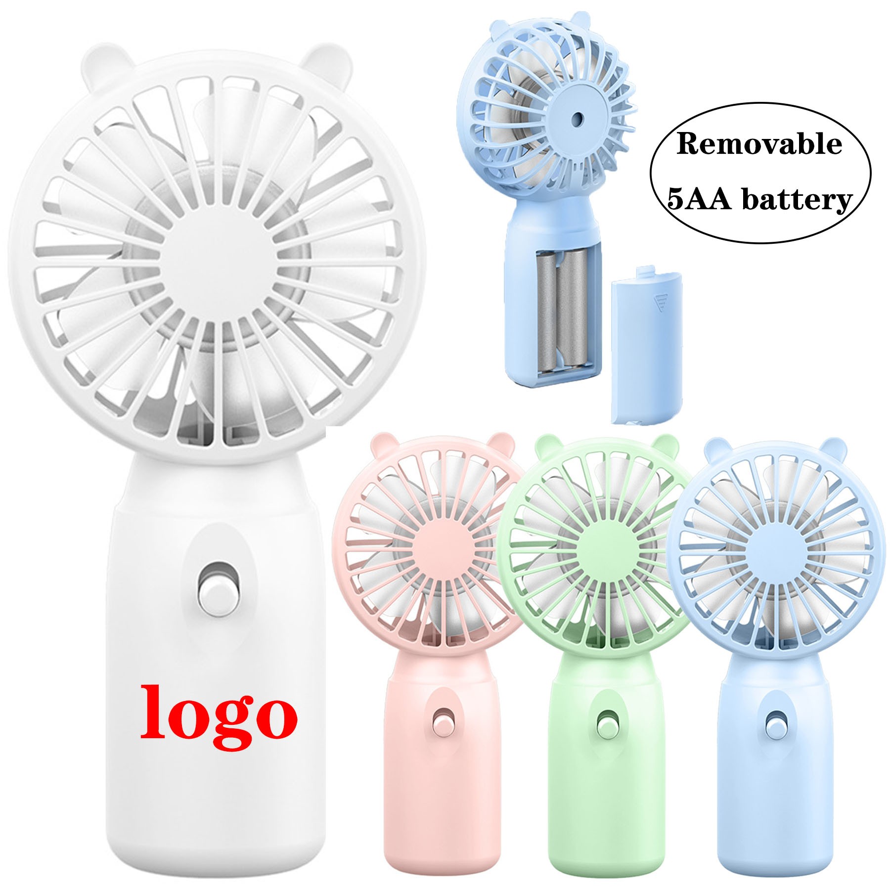 Pocket Portable Handheld Mini Cute Battery Fan