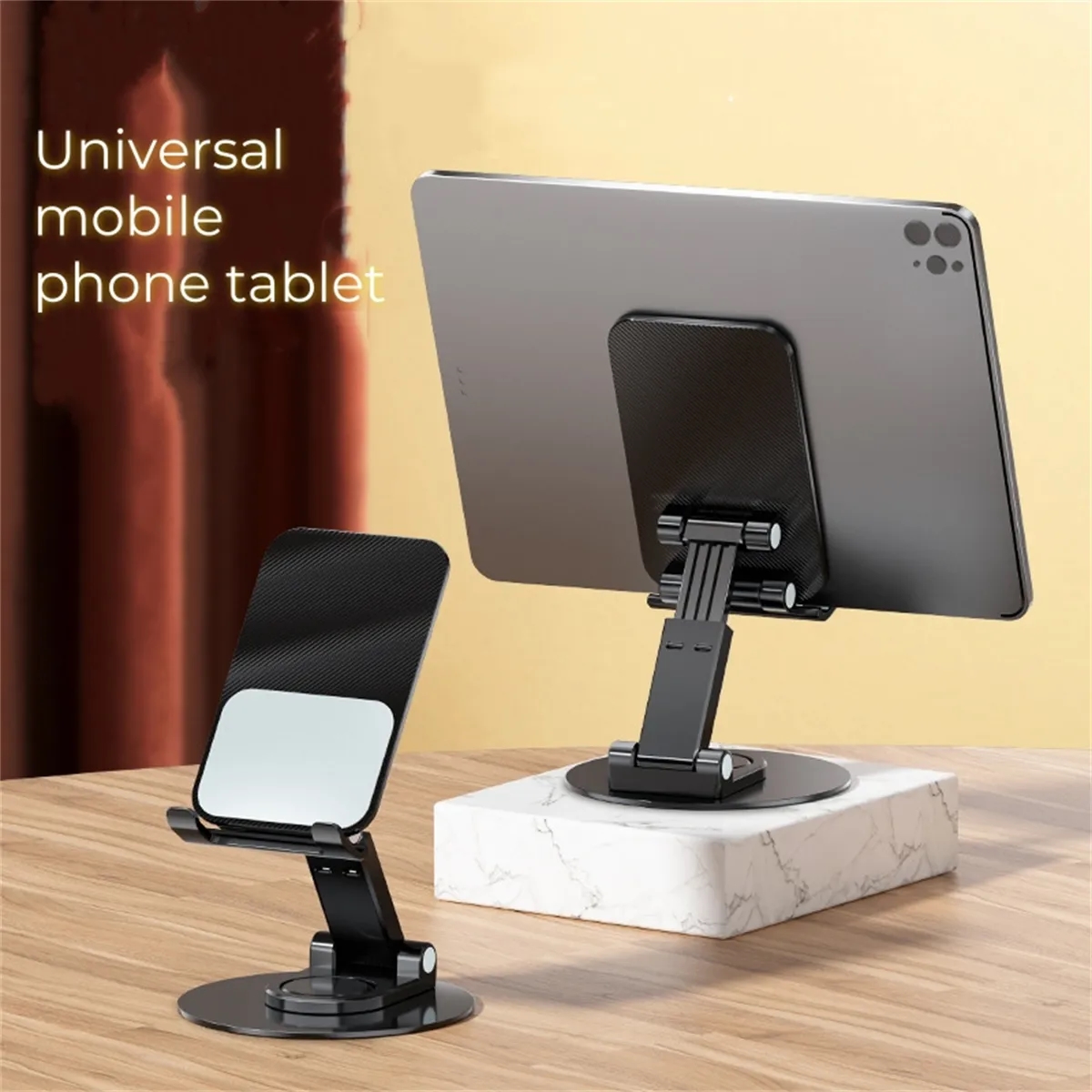 Rotating Height Adjustable Cell Phone Stand for Desk 5