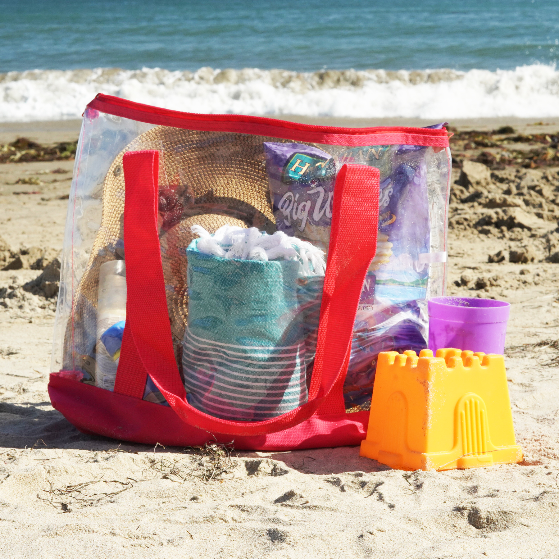 ClearView DailyMate XL Heavy-Duty Clear Tote 9