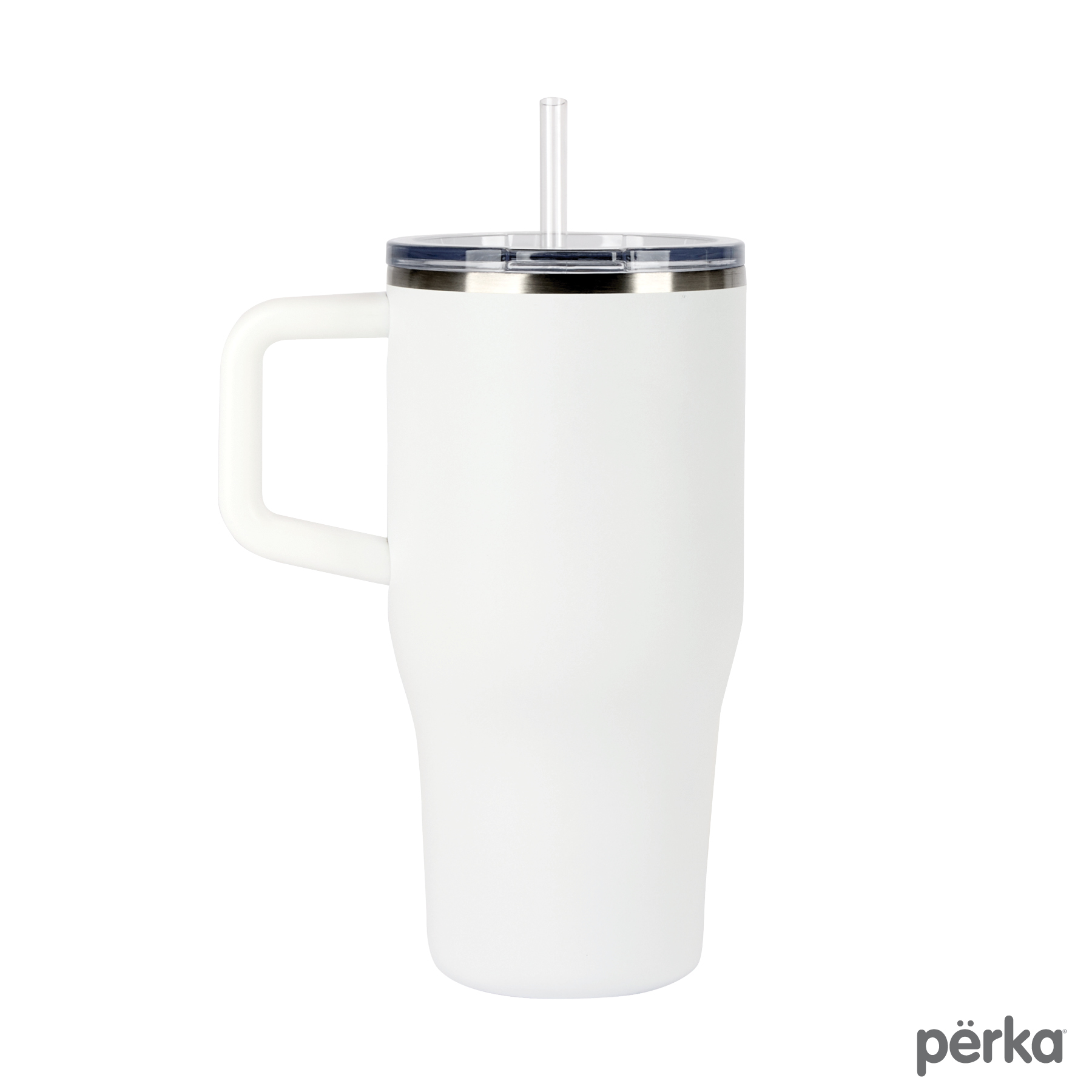 Perka® Myrton 20 oz. Double Wall, Recycled Stainless Steel Travel Mug 10