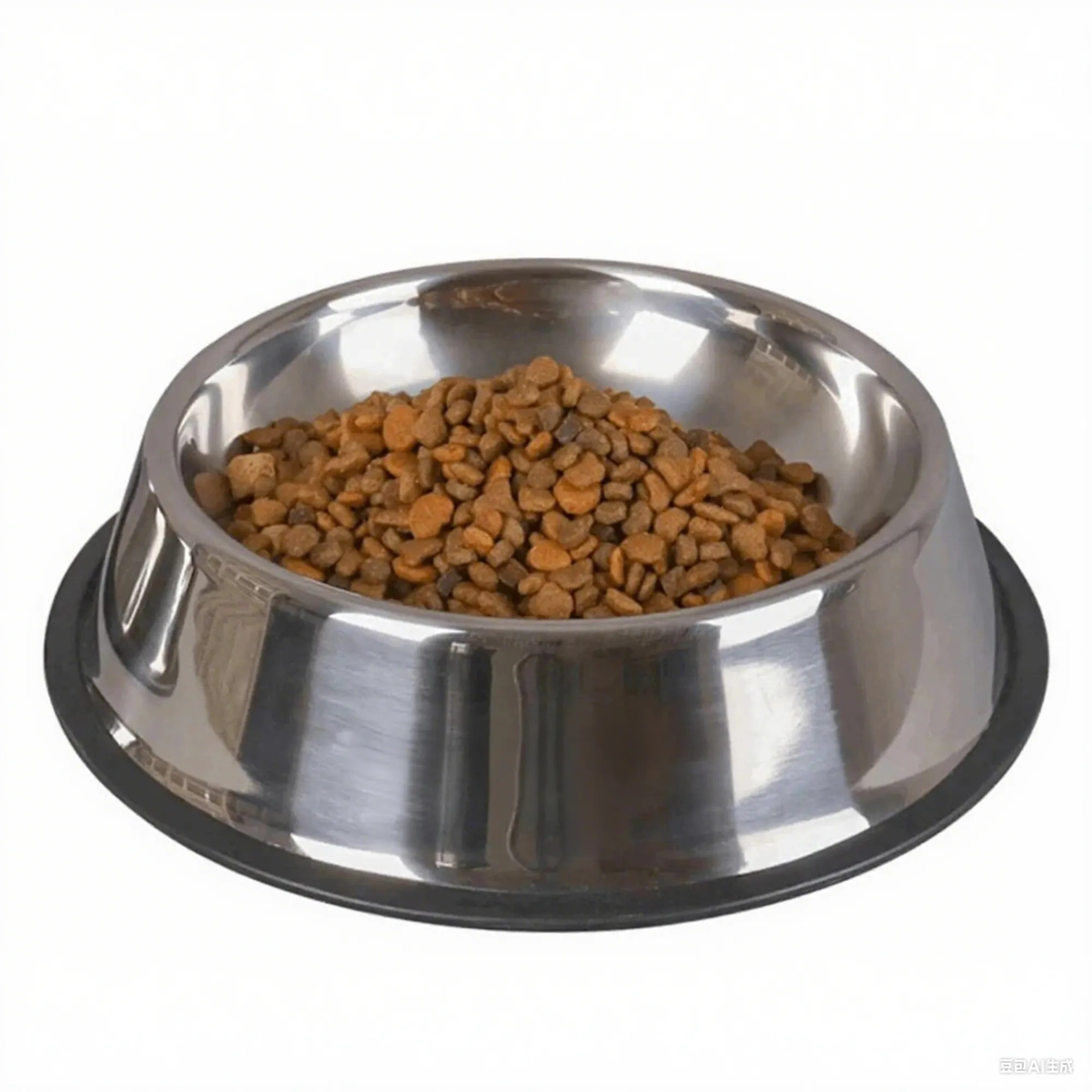 5.9"Pet Anti Spill Stainless Steel Food And Water Basin 7