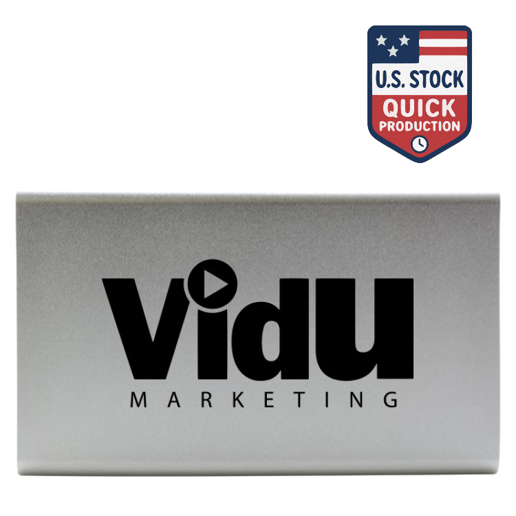 Sleek 4000mAh Power Bank W/Metal Case Wrap 2