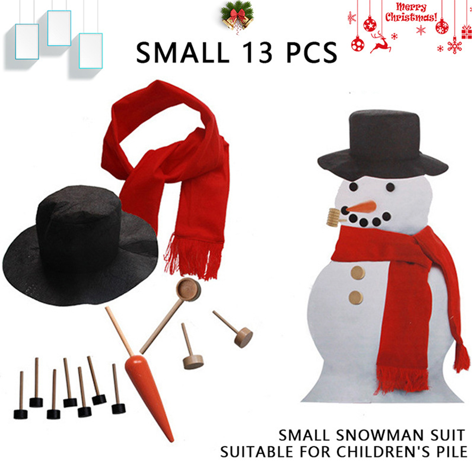 13 Piece Christmas Snowman Decorating Kit Outdoor Decoration 2
