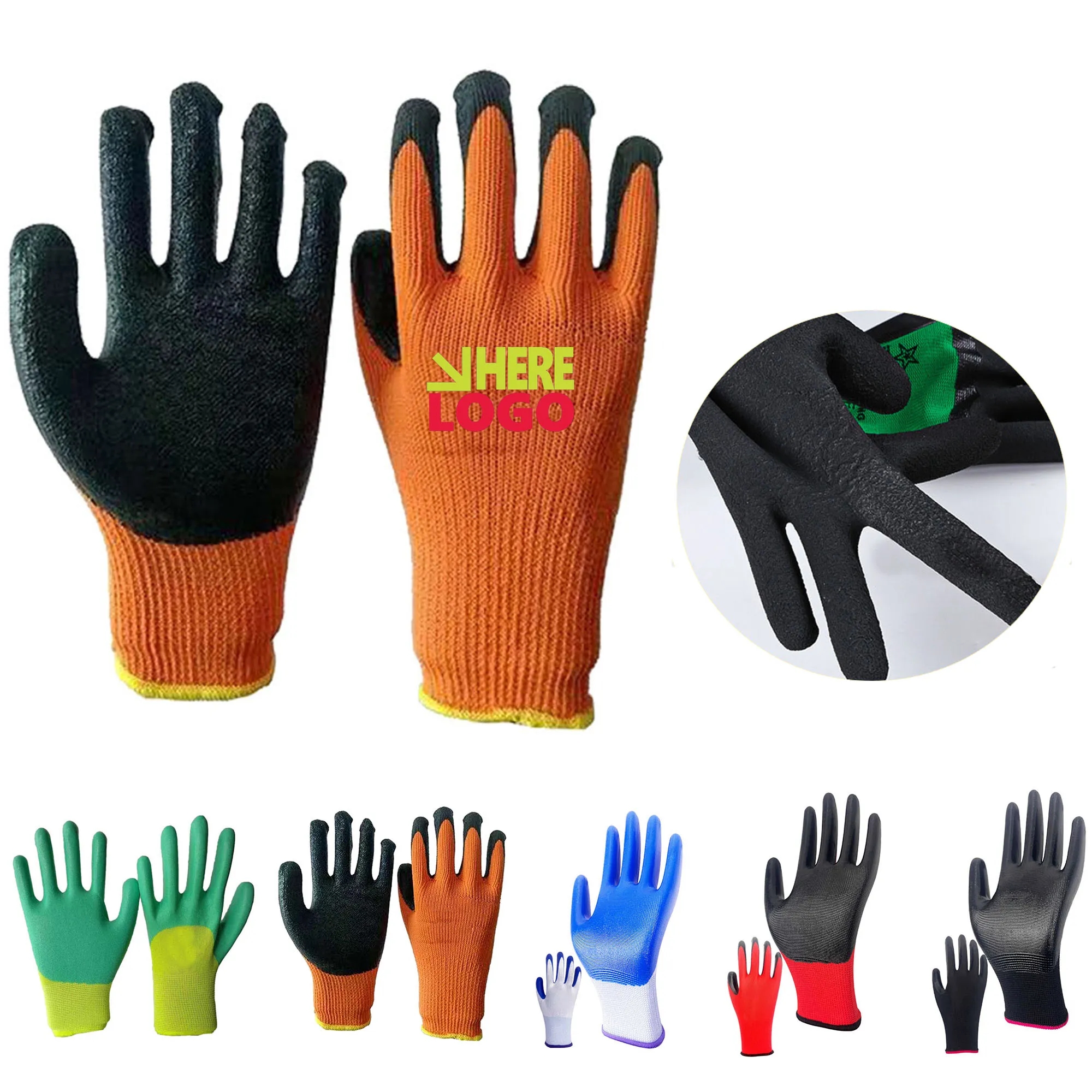 Nitrile Coated Seamless Knit Nylon Gloves 3