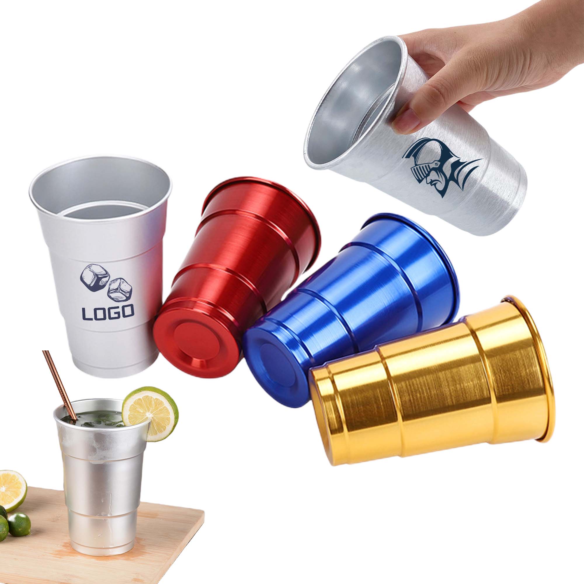 16oz Sustainable Aluminum Gathering Mug 2