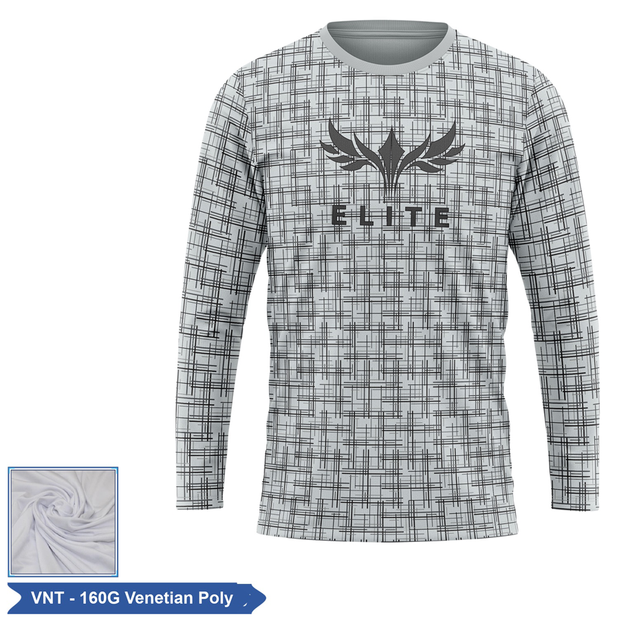 Unisex & Kids' Sublimation Venetian Long Sleeve Economy Tee 4