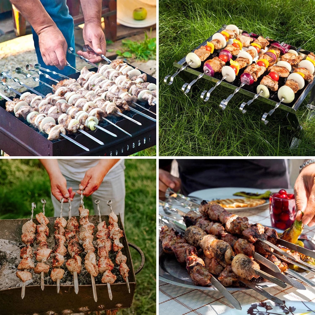 Reusable Grilling Skewers Set 1