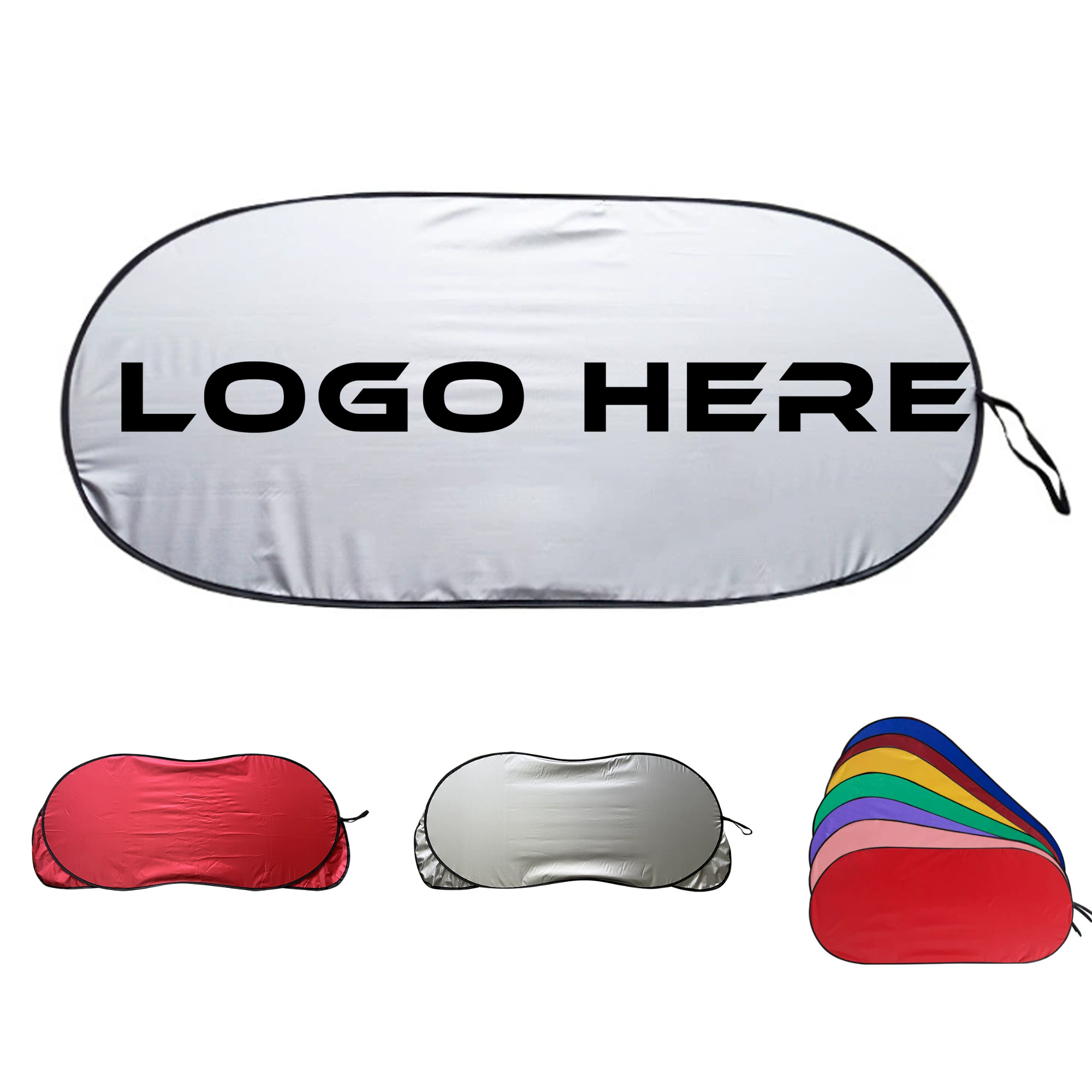 Single Panel Spring Loop Sunshade 51" x 24" 1