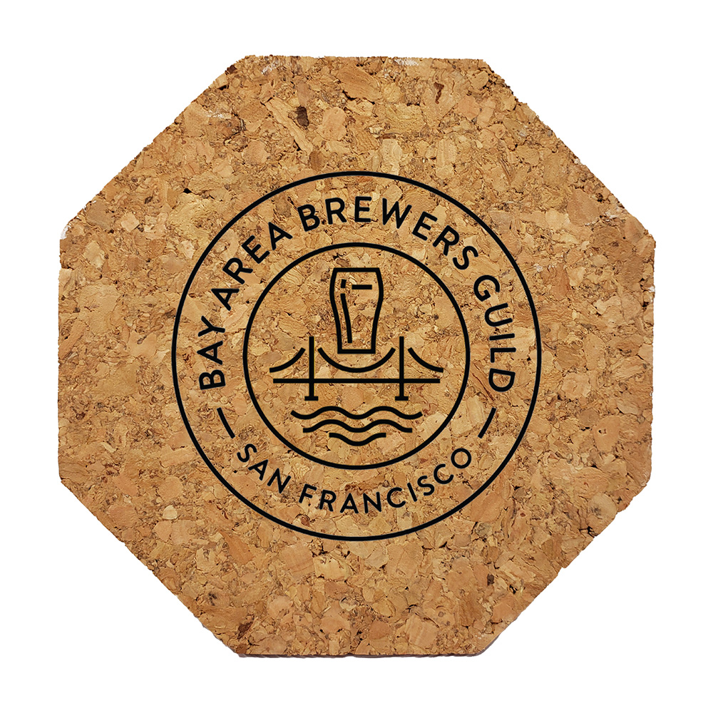 Cork Coaster - Octagon