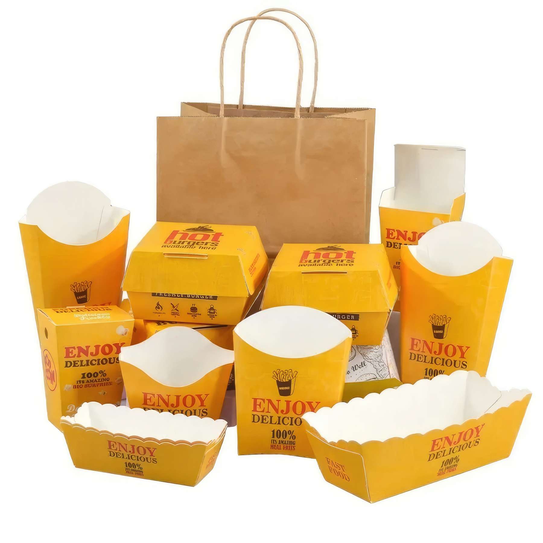 Custom Printed Fast Food Packaging Boxes 2