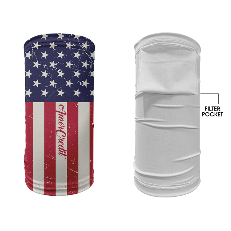 Super Sale - Sublimated Neck Gaiter With Filter Pocket 12