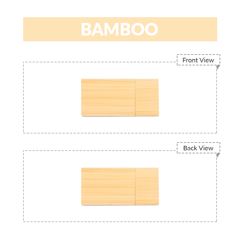 Rectangular Wooden USB Flash Drives with Magnetic Closure 11