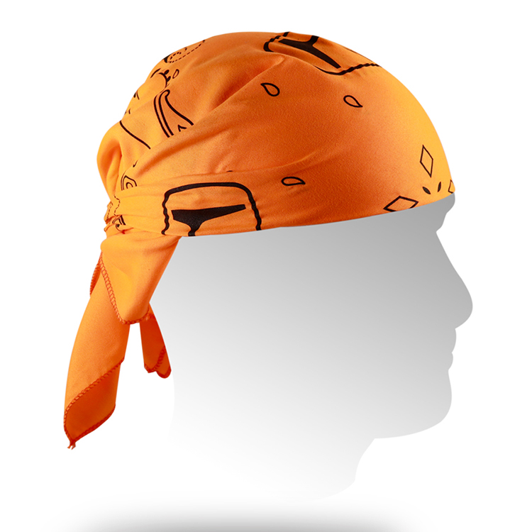 "THE AURORA BANDANA" Headband and Neck Wear Silkscreen - Domestic Production - 22" x 22" 4