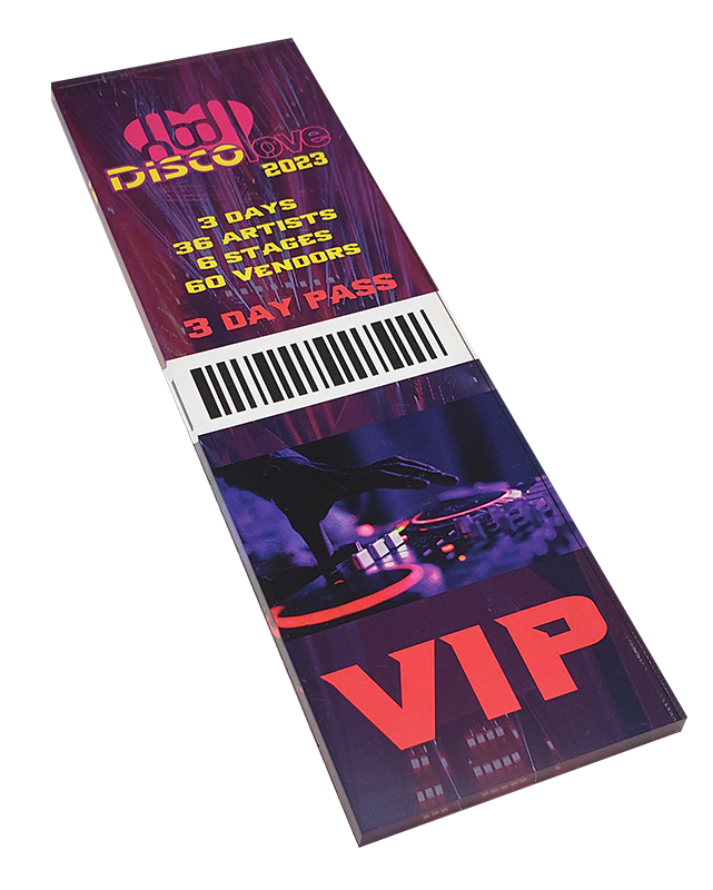 1/4" Acrylic Ticket / Event Magnets - Made In USA 7