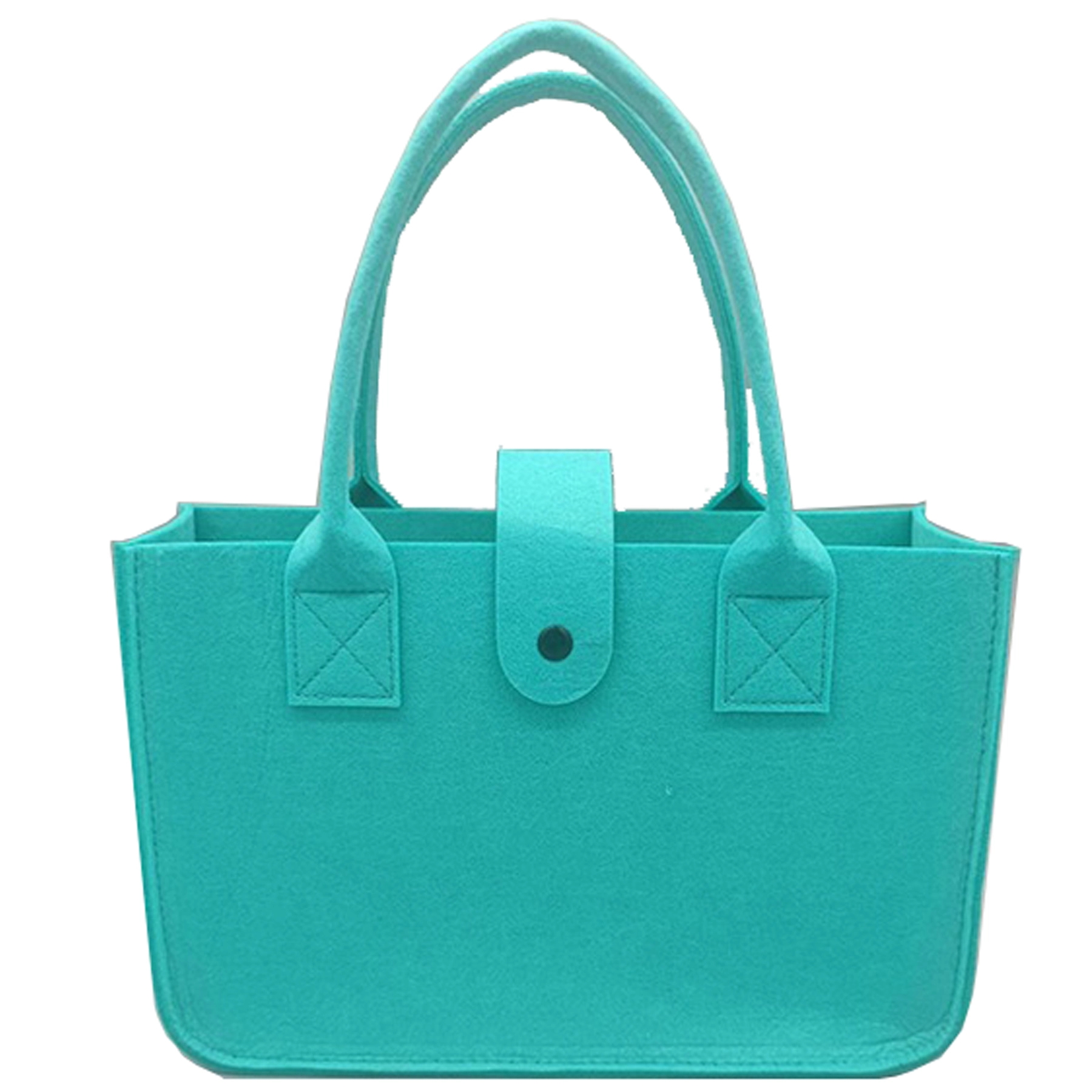 Felt Tote Handheld Bags, custom tote bag with logo imprint 3