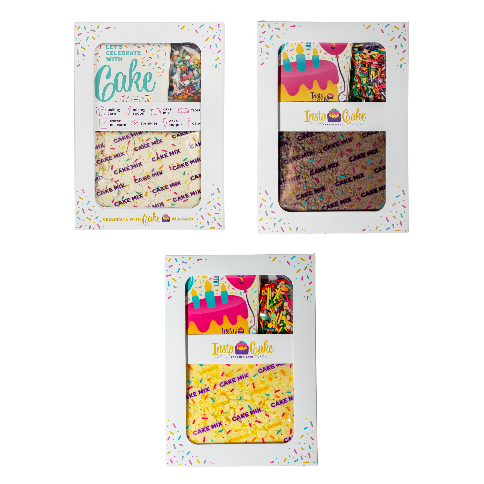 Send a greeting card that turns into a celebration cake in minutes—just add water and your favorite photo. 3