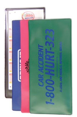 Document/Policy Holder w/Opaque Front & Clear Back 1