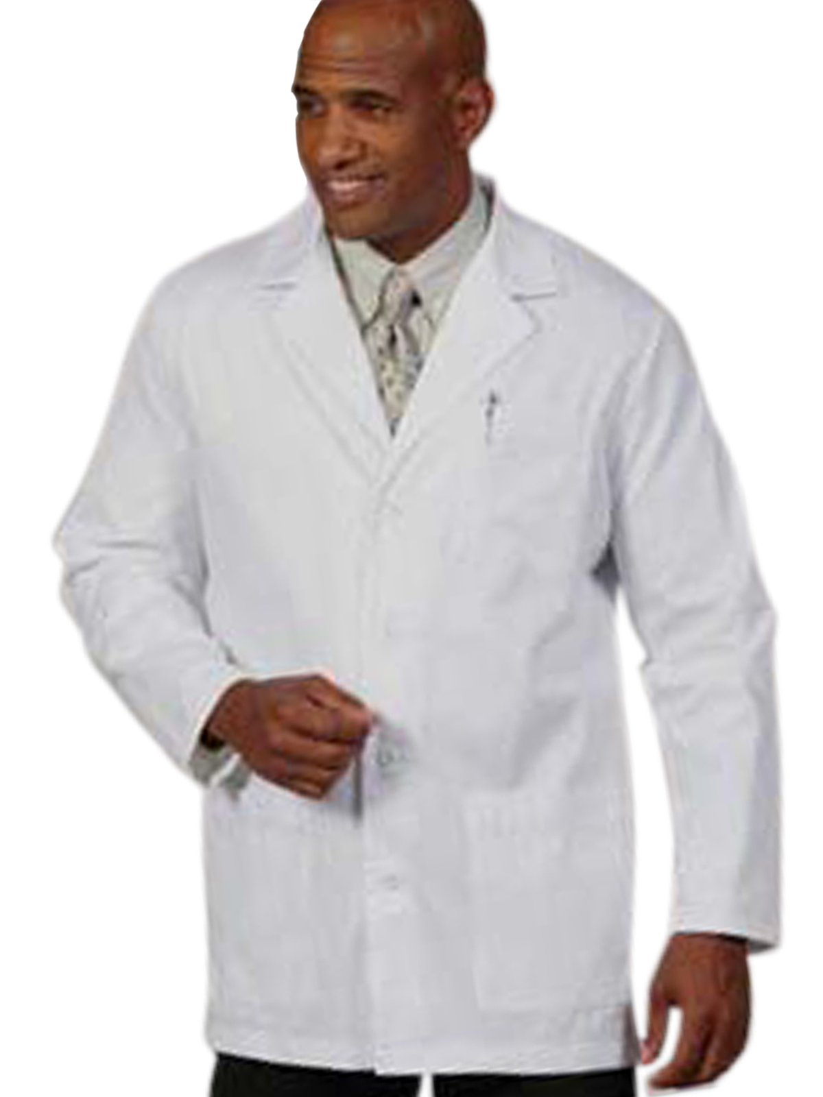 Fashion Seal - Men's Three-Pocket 34" Mid-Length Lab Coat