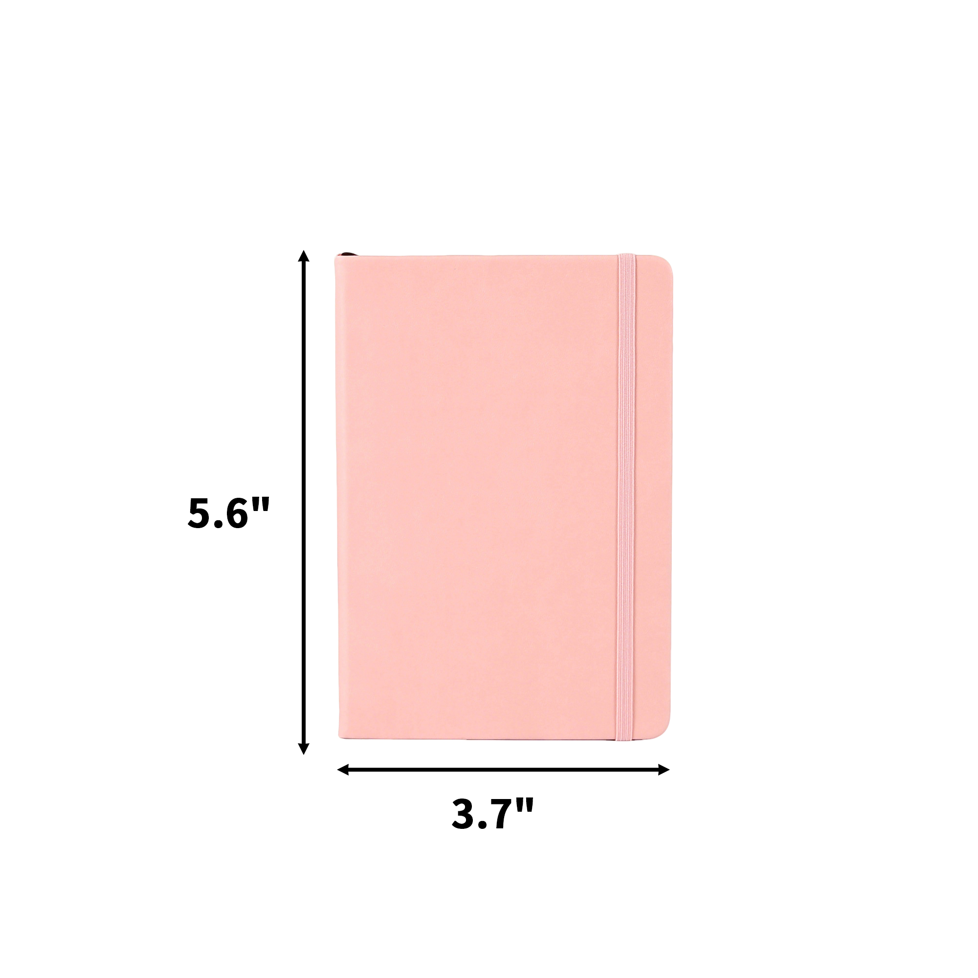 A6 Soft Feel Hardcover Journal With Elastic Band And Ribbon 2