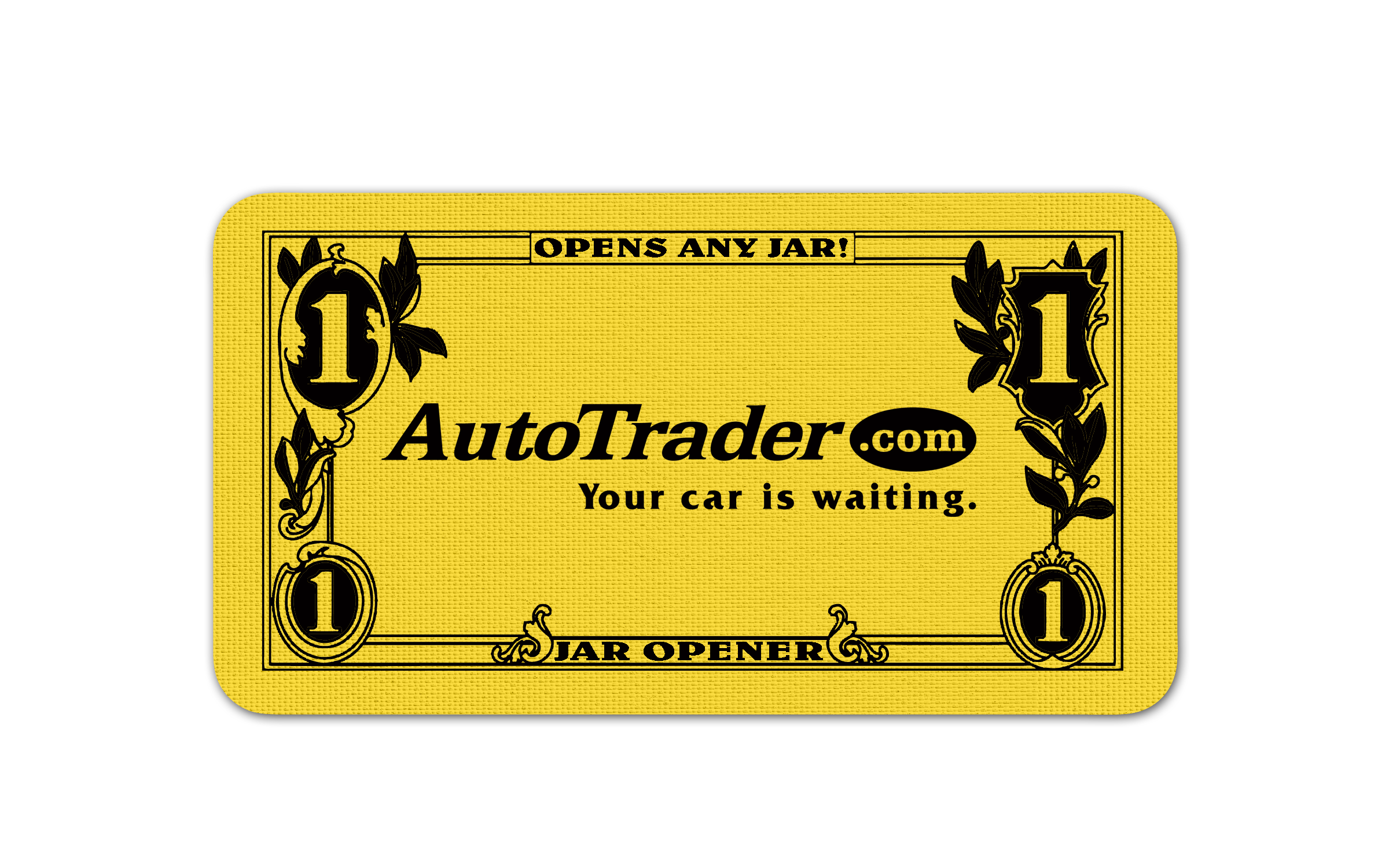 Dollar Bill Rubber Jar Opener 1
