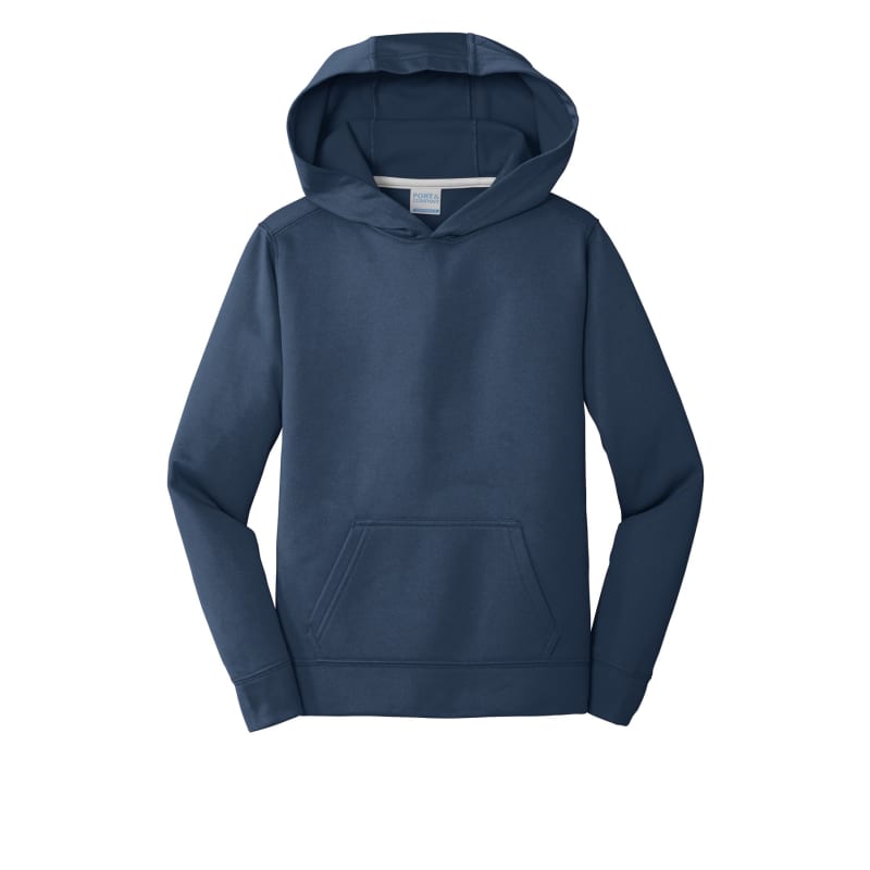 Port & Company Youth Performance Fleece Pullover Hooded Sweatshirt. 13