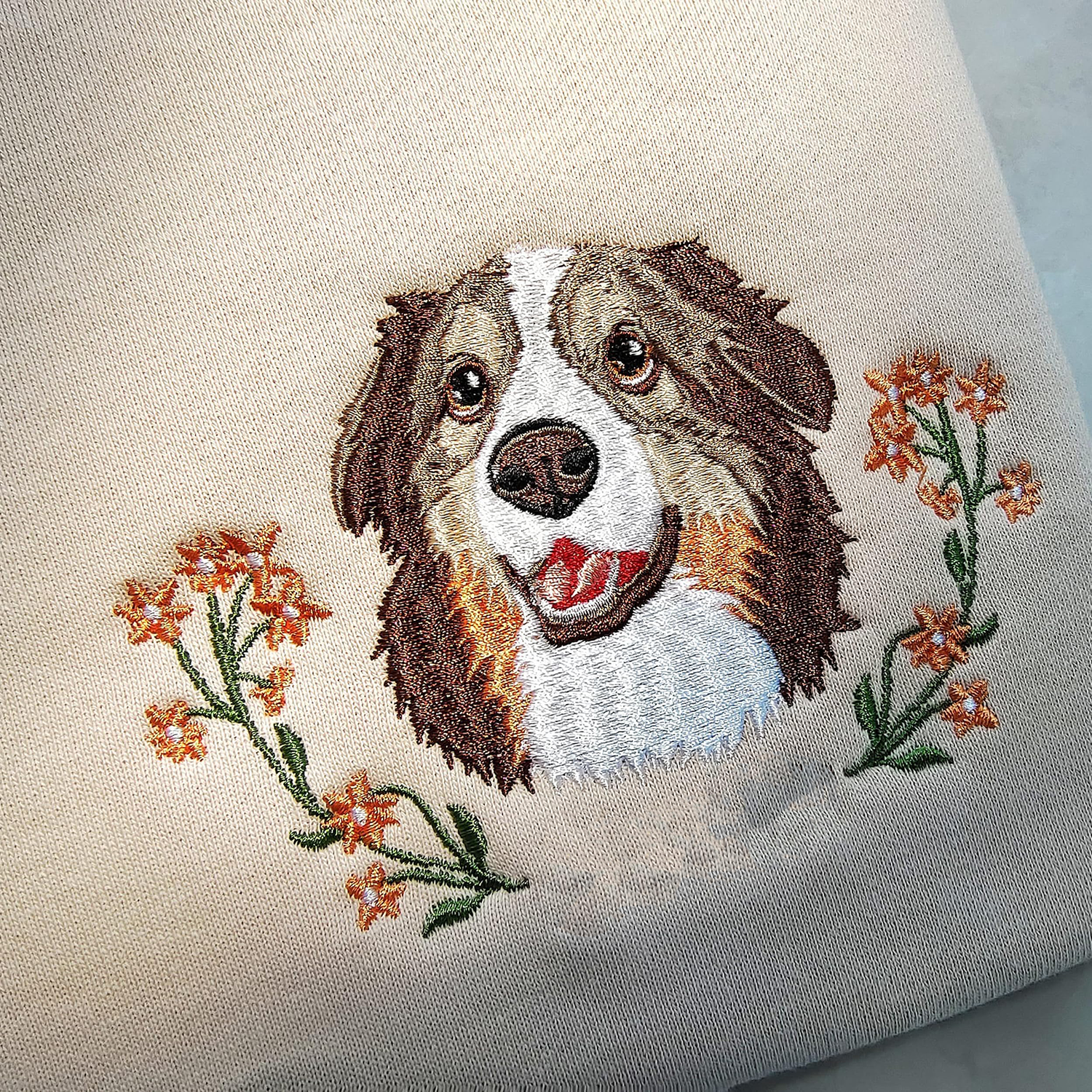 Custom Pet Embroidered Sweatshirt, custom hoodie or sweatshirt with logo imprint 2