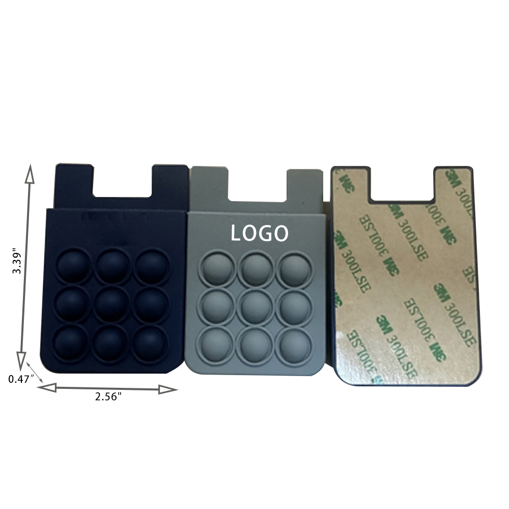 Silicone pressure-reducing bubble cardholder 3