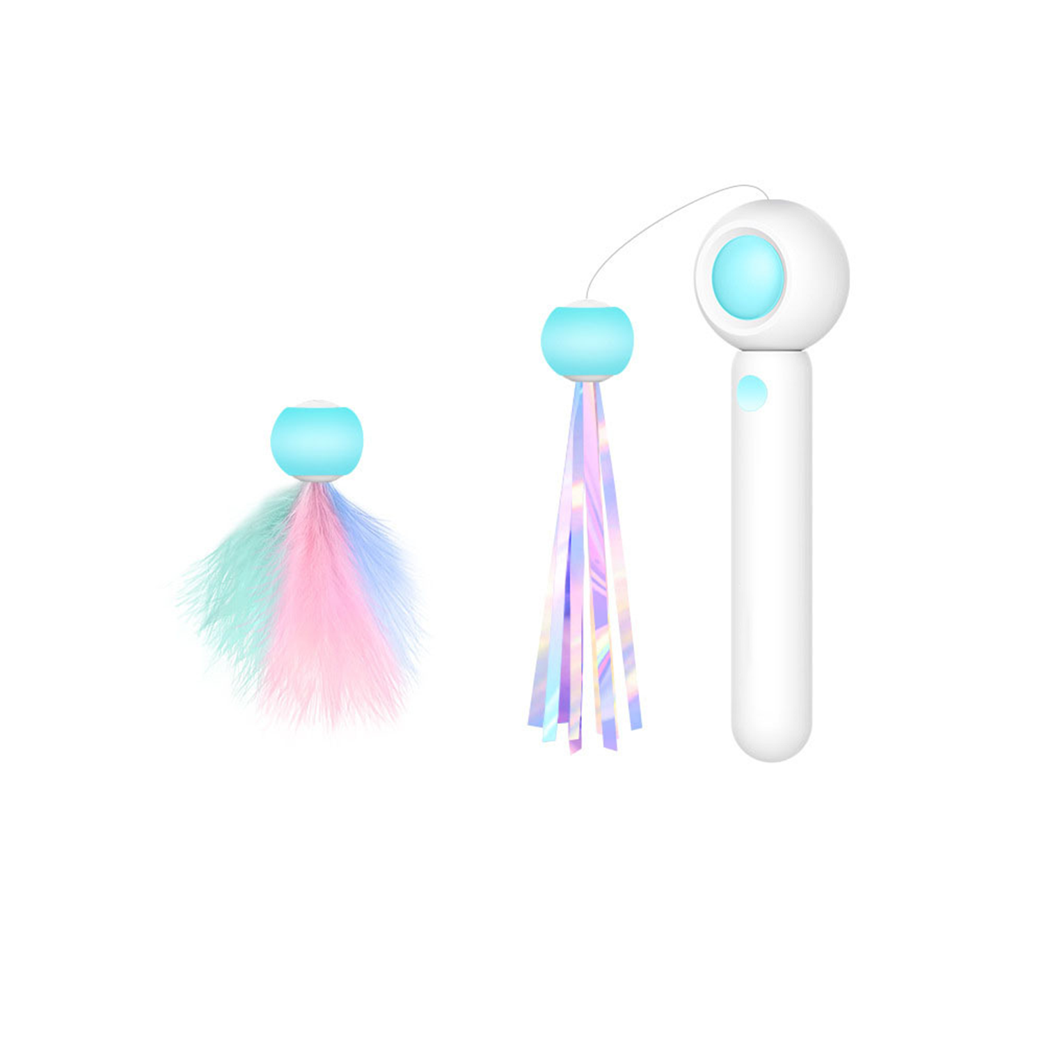 Cute Interactive Cat Wand Toys 4